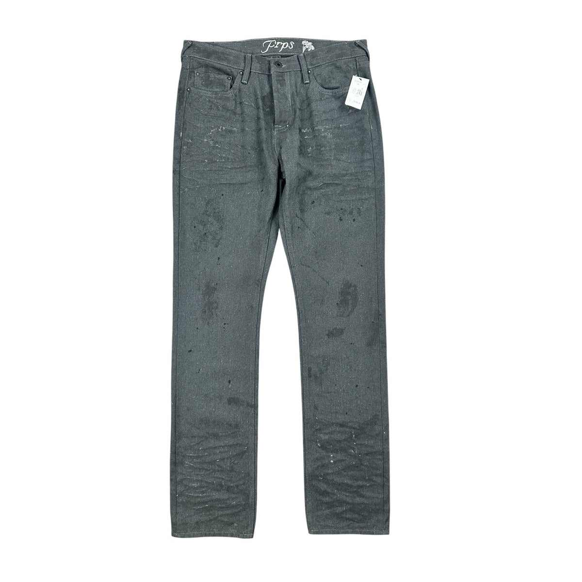 PRPS Demon Straight Fit Paint Splattered Jeans — Size 31