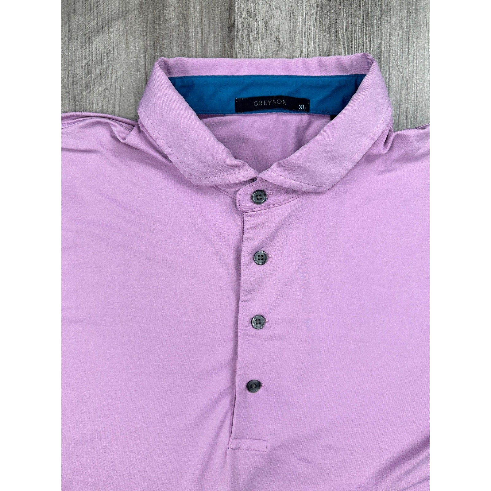 Greyson Solid Performance Golf Jersey Polo in Lavender — Size XL // Preowned