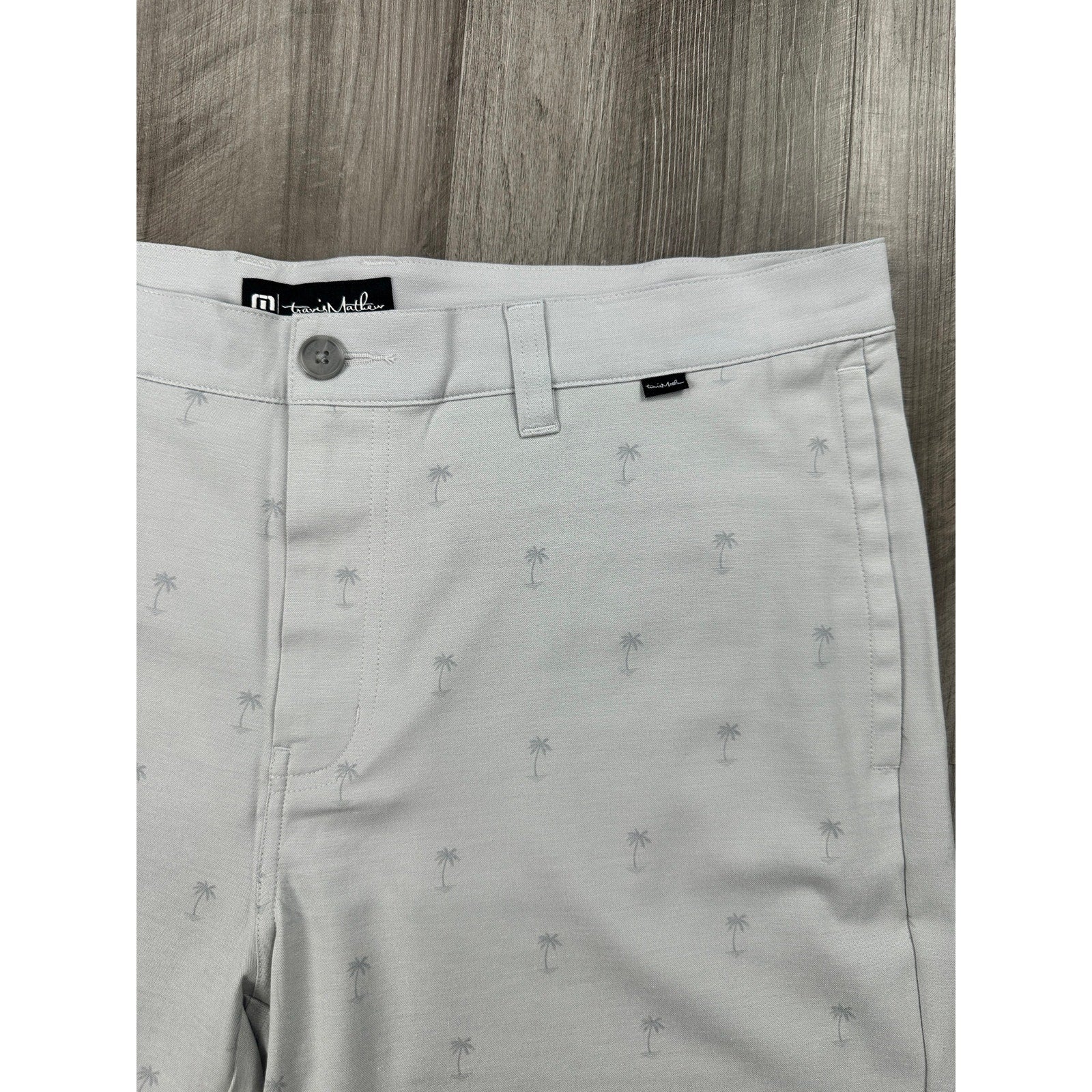 Travis Mathew Resort to This Golf Shorts in Heather Microchip — Size 38