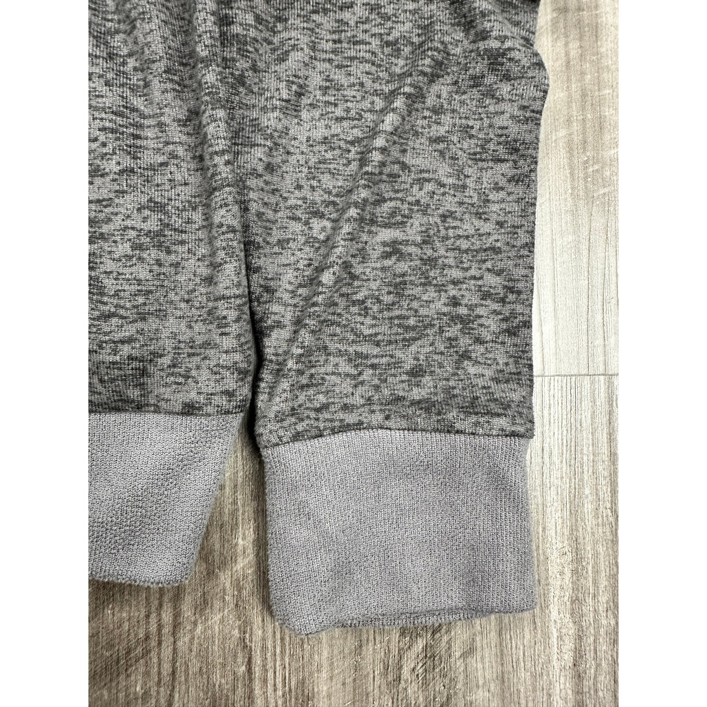 Ted Baker Hacci Single Jersey Full Zip Hoodie in Tornado Heather — Size Large