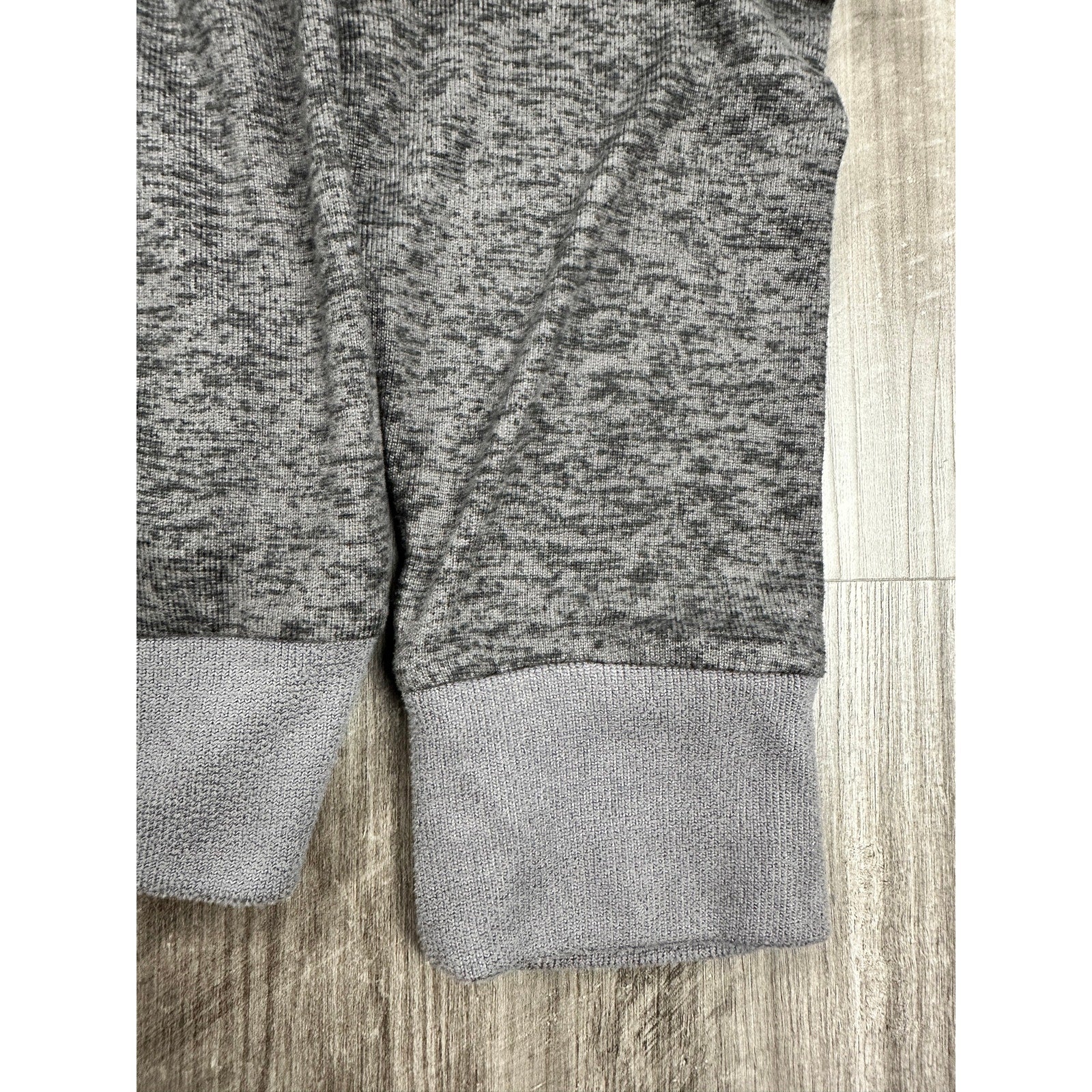 Ted Baker Hacci Single Jersey Full Zip Hoodie in Tornado Heather — Size Large