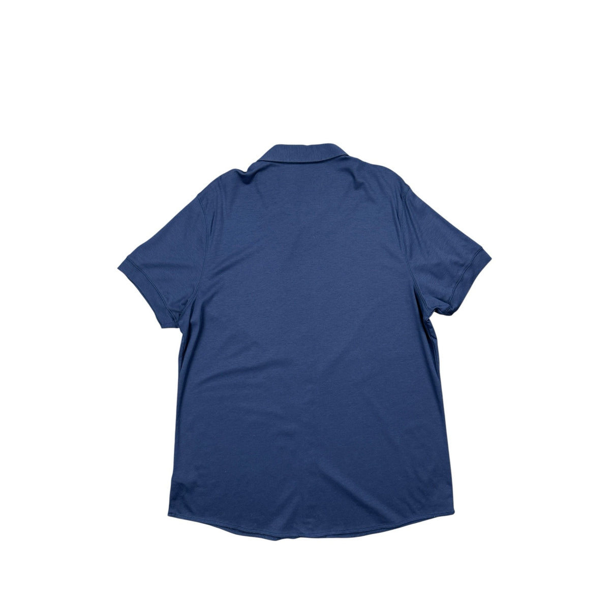 Raffi The Linden Aqua Cotton Short Sleeve Button Down Shirt — Size 2XL // Preowned