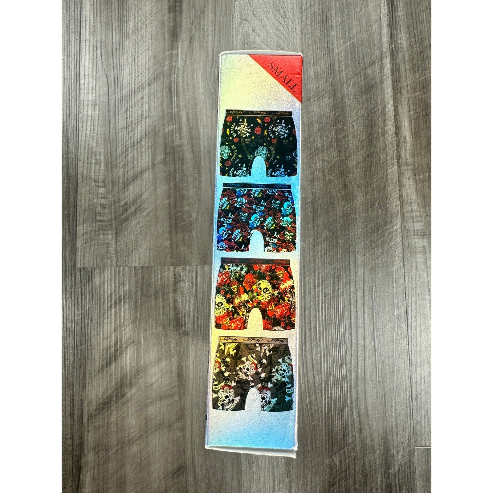 Ed Hardy Performance Boxer Briefs 4-Pack — Size Small