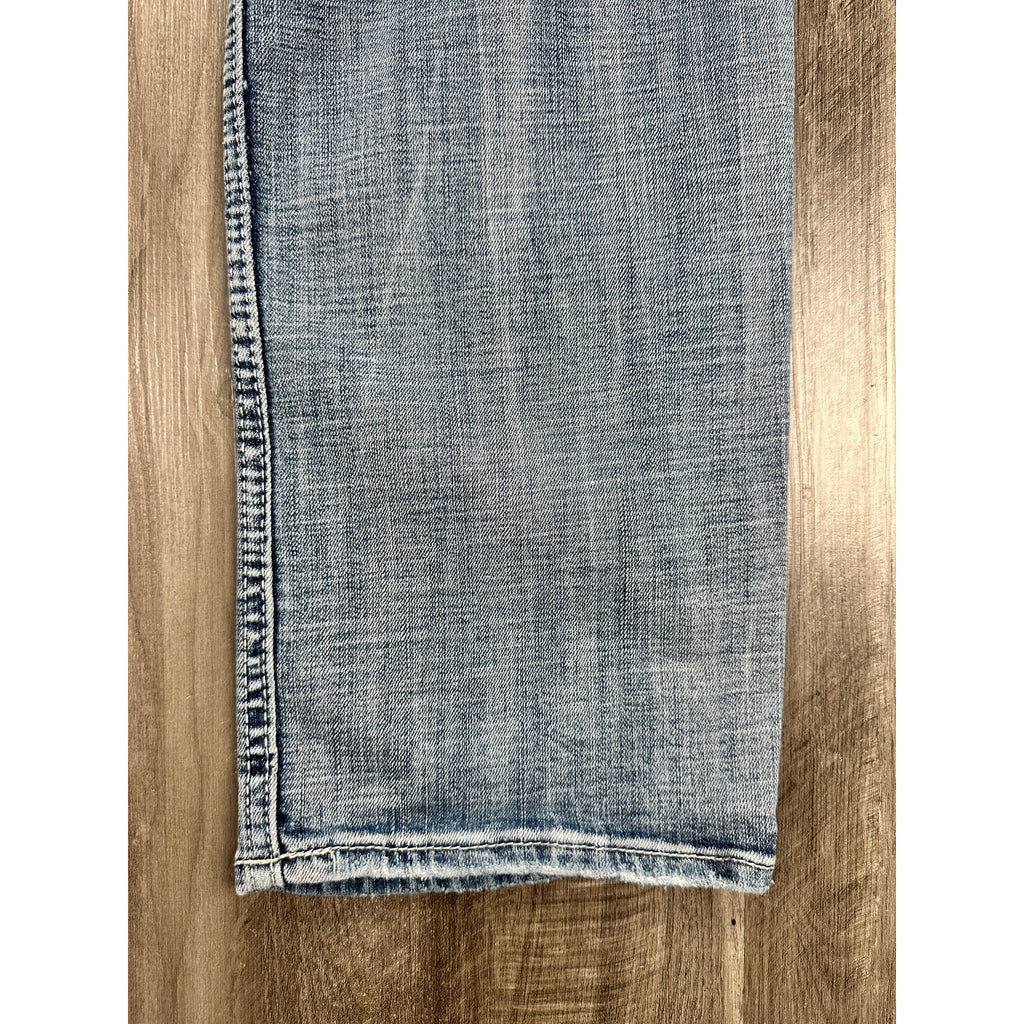 BKE Nolan Straight Leg Stretch Jean in Blue — Size 38x32 // Preowned