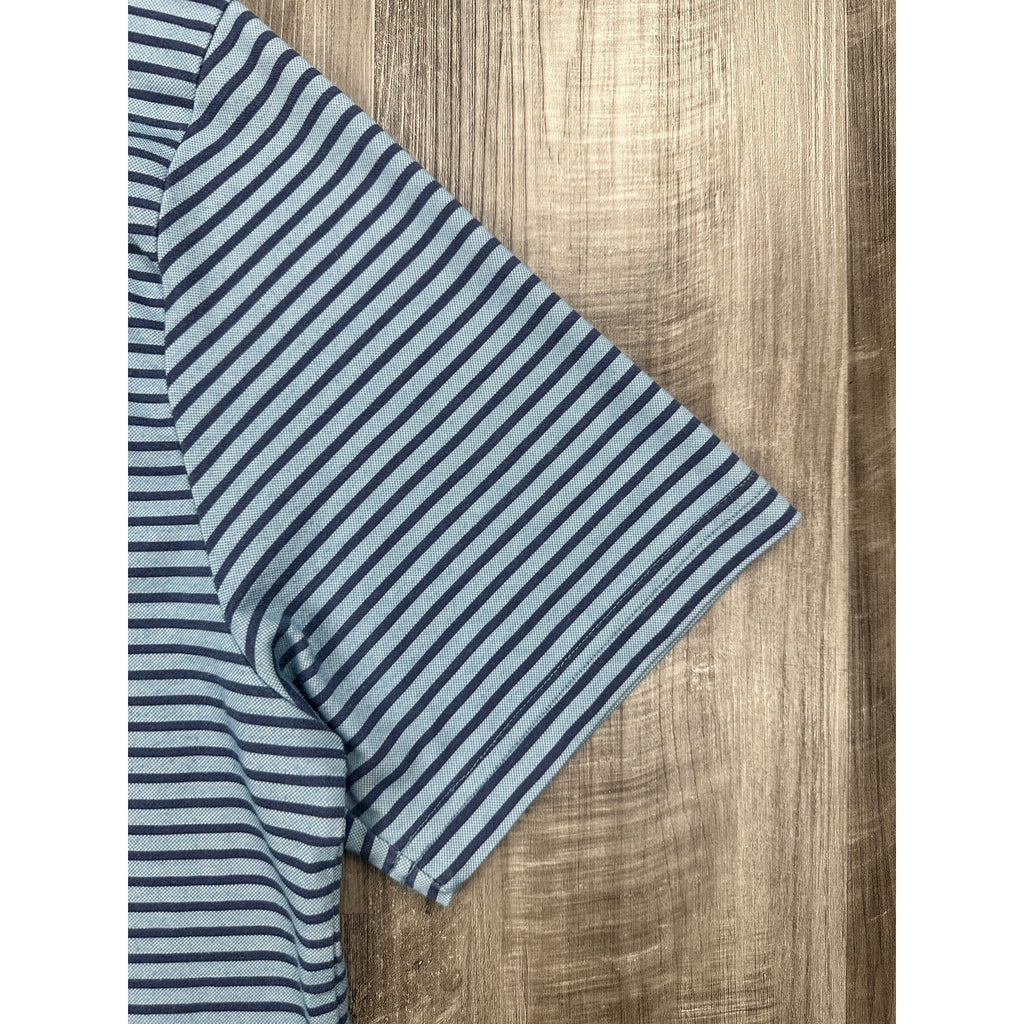 Tommy Bahama Supima Cotton Moisture Wicking Striped Pique Short Sleeve Polo — Size XL // Preowned