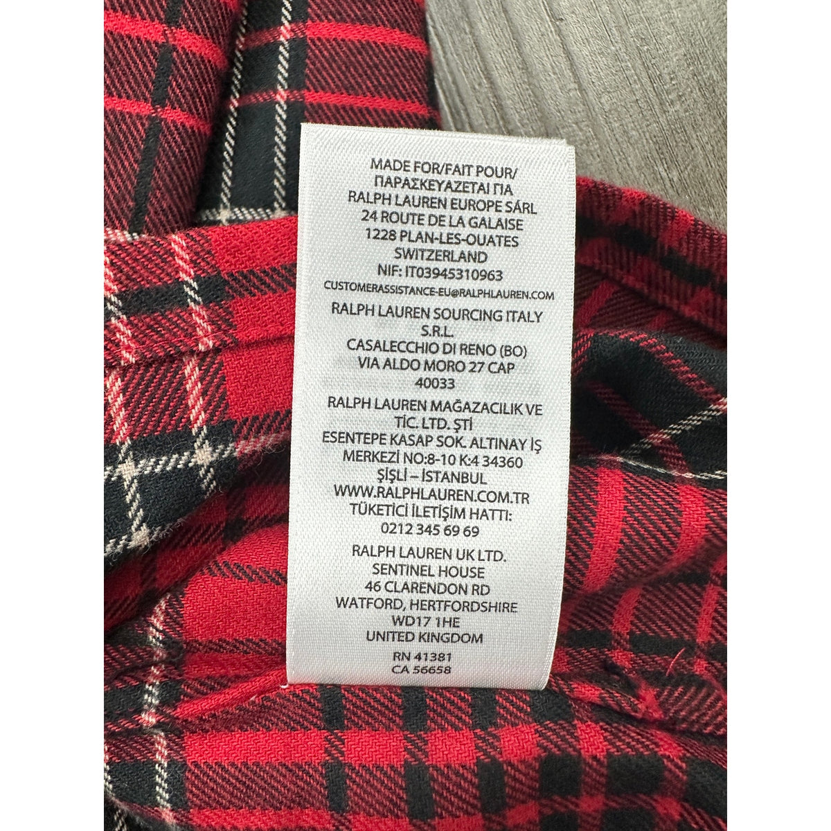 Polo Ralph Lauren Brushed Classic Fit Performance Plaid Long Sleeve Button Down Camp Shirt — Size Small