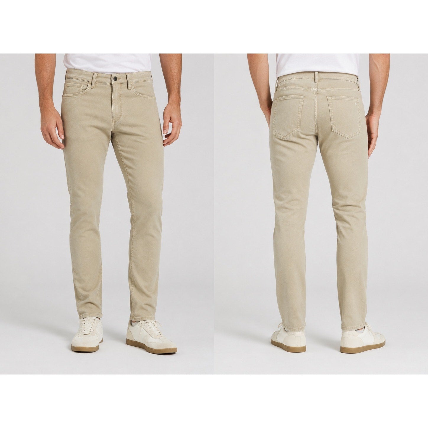 Rag & Bone RB 2 Slim Fit Jeans in Beige — Size 32x32
