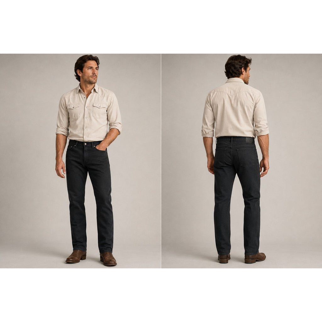 Tecovas Everyday Standard Straight Jeans in Black — Size 34x32 // Preowned