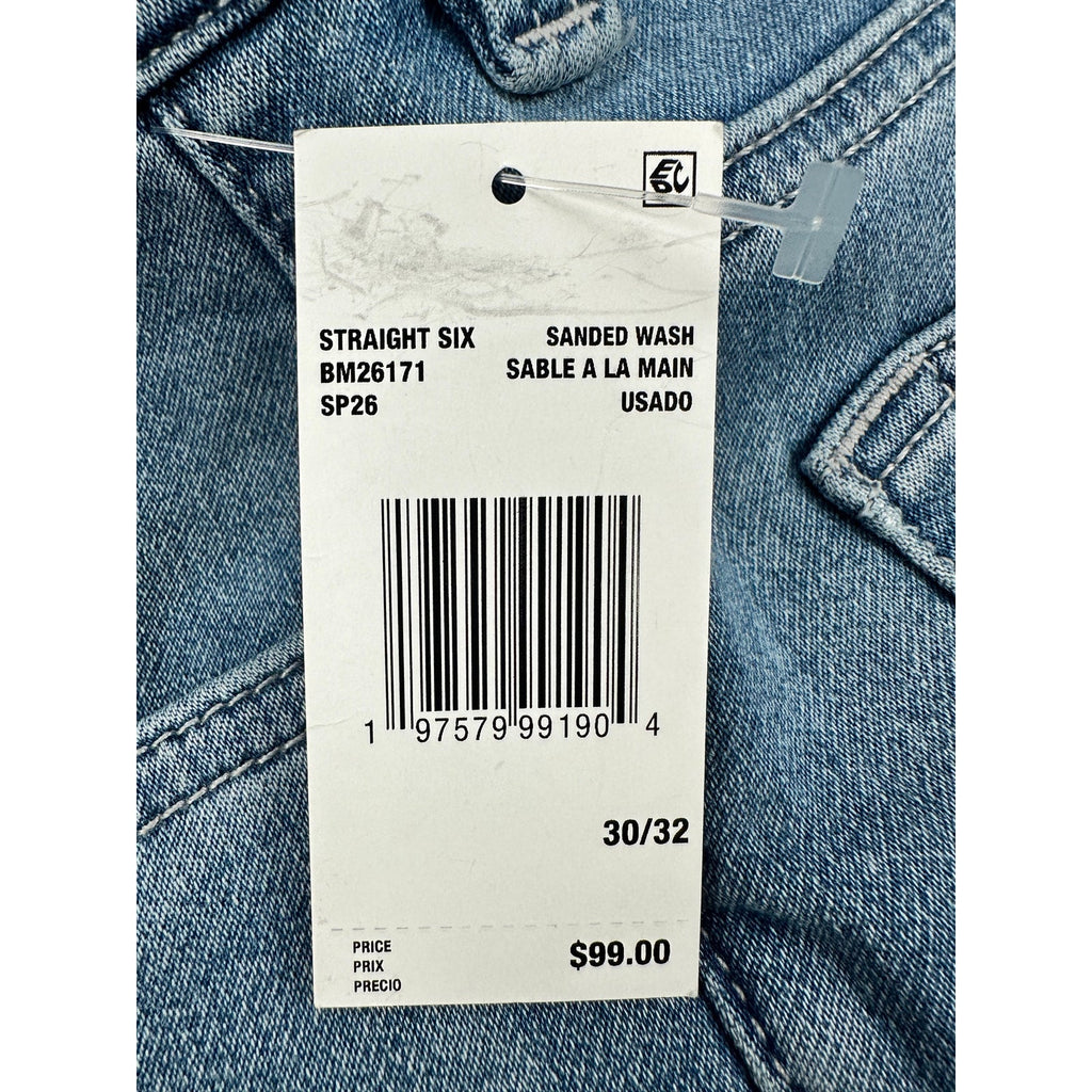 Buffalo David Bitton Straight Six Freedom Flex Jeans — Size 30x32