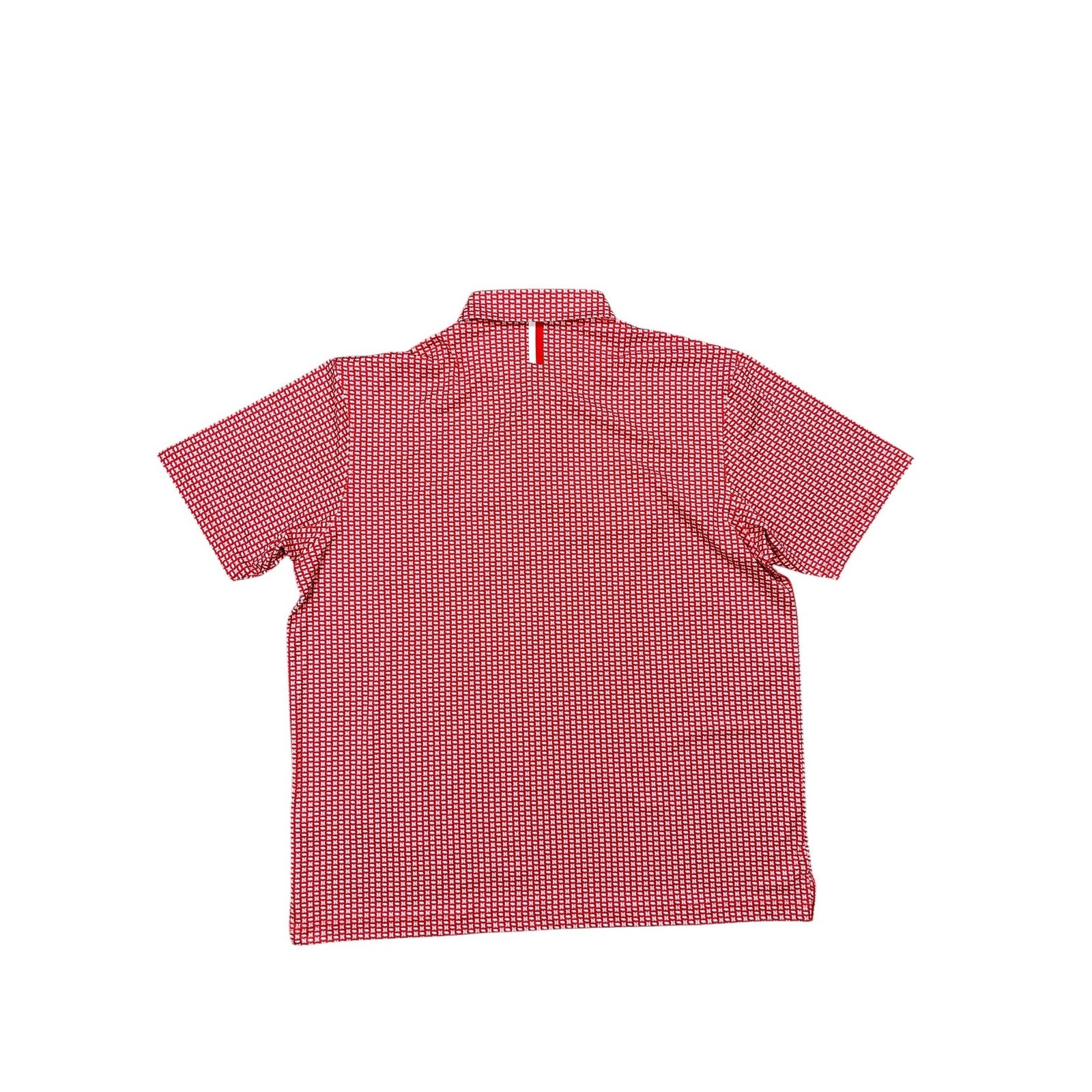 Rhoback Nebraska Cornhuskers Collegiate Golf Polo in Cherry Red, White — Size 3XL