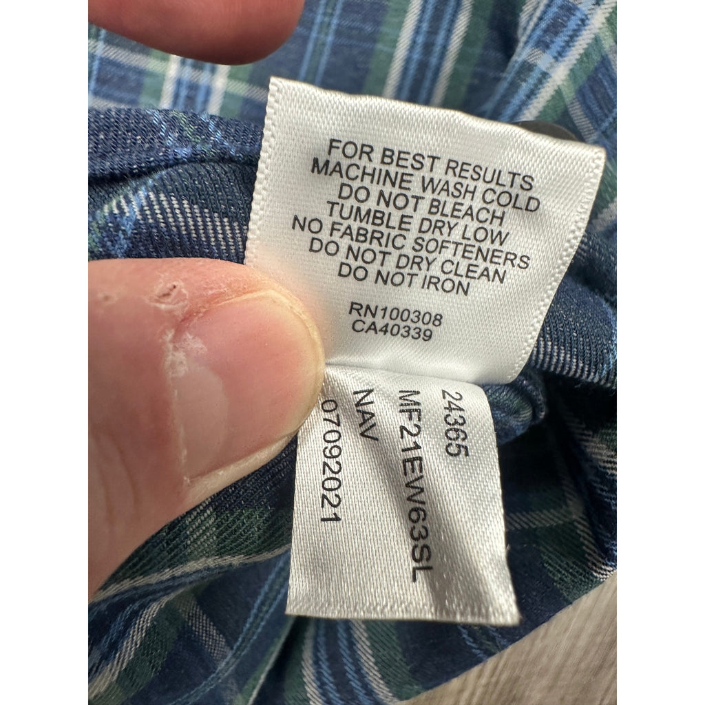 Peter Millar Performance Flannel Jolli Sport Long Sleeve Shirt — Size 2XL // Preowned