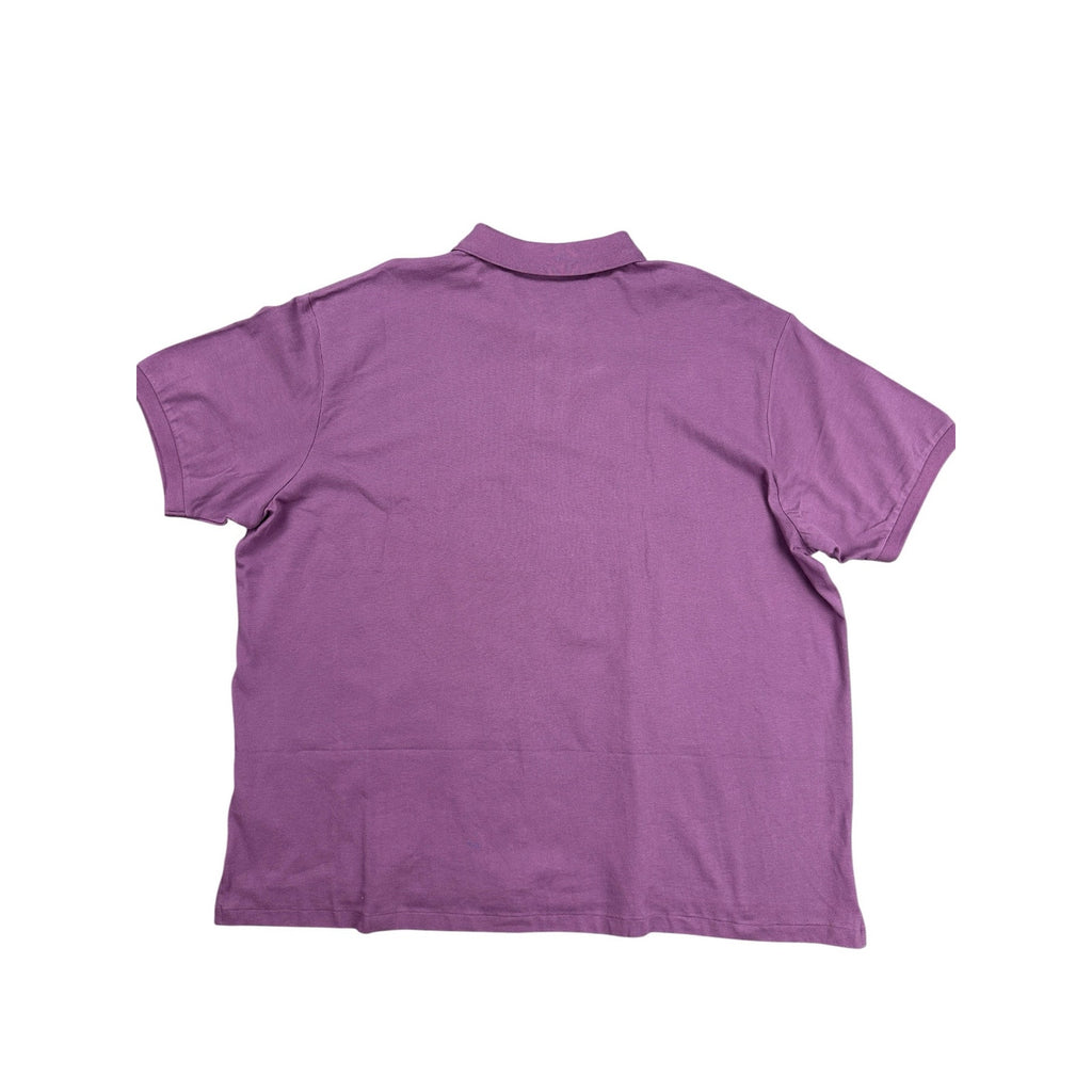 Polo Ralph Lauren Classic Fit Purple Mesh Knit Polo - 4XB