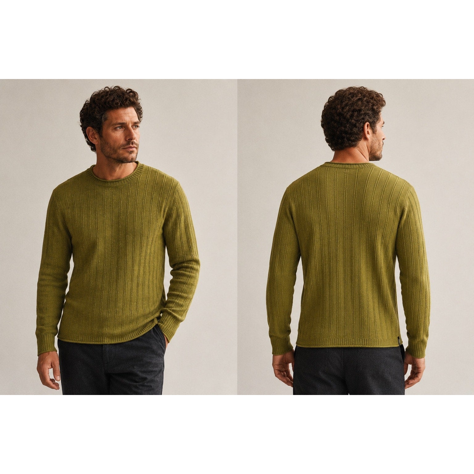 Todd Snyder Textured Mini Cable Crewneck Sweater in Lemongrass — Size Large