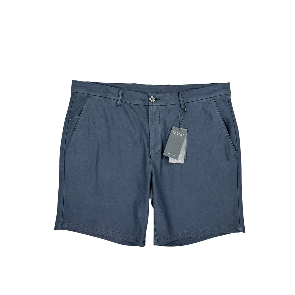 Robert Barakett Ernie Knit Chino Motion Shorts in Navy — Size 38