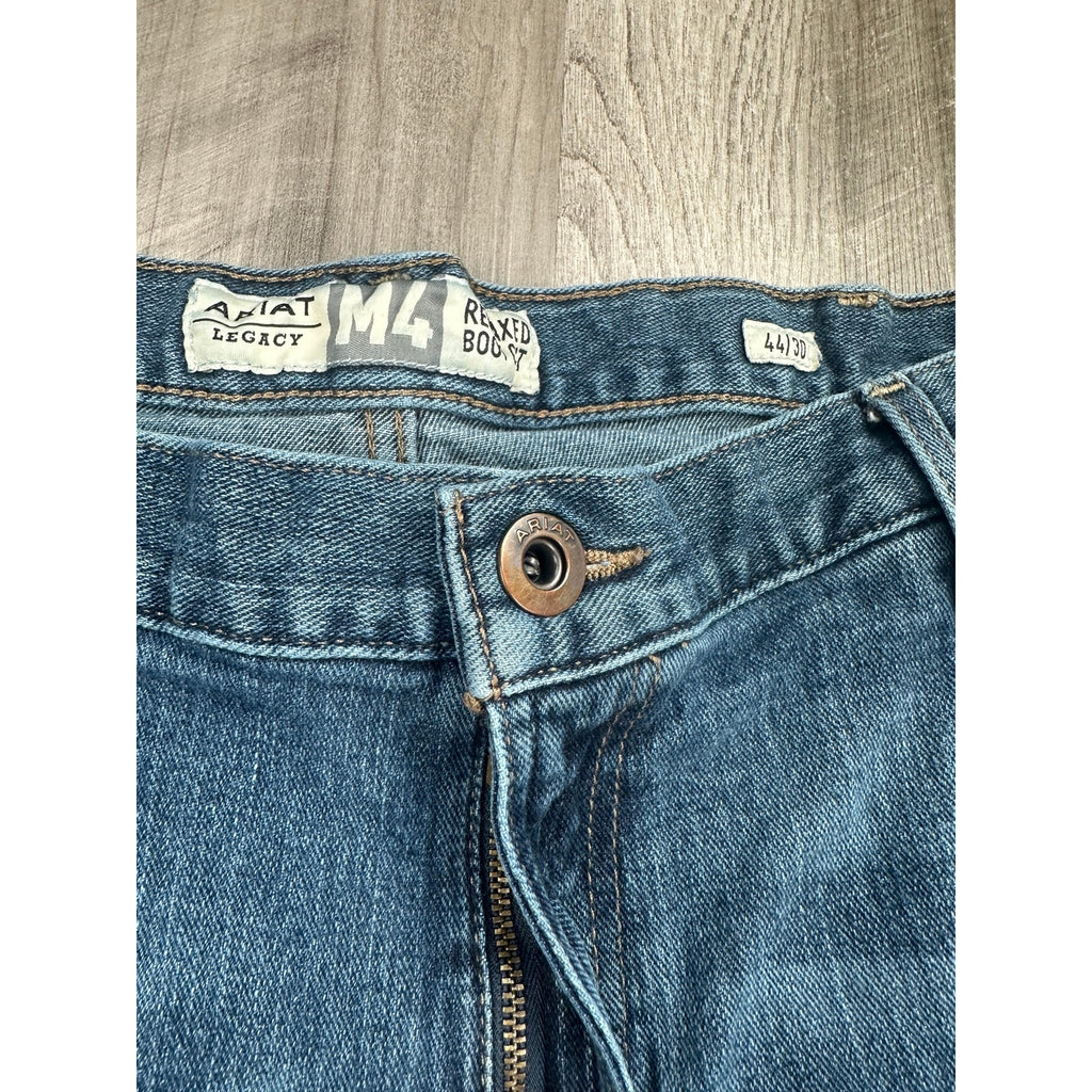 Ariat Legacy Kilroy M4 Relaxed Bootcut Jeans in Blue — Size 44x30 // Preowned