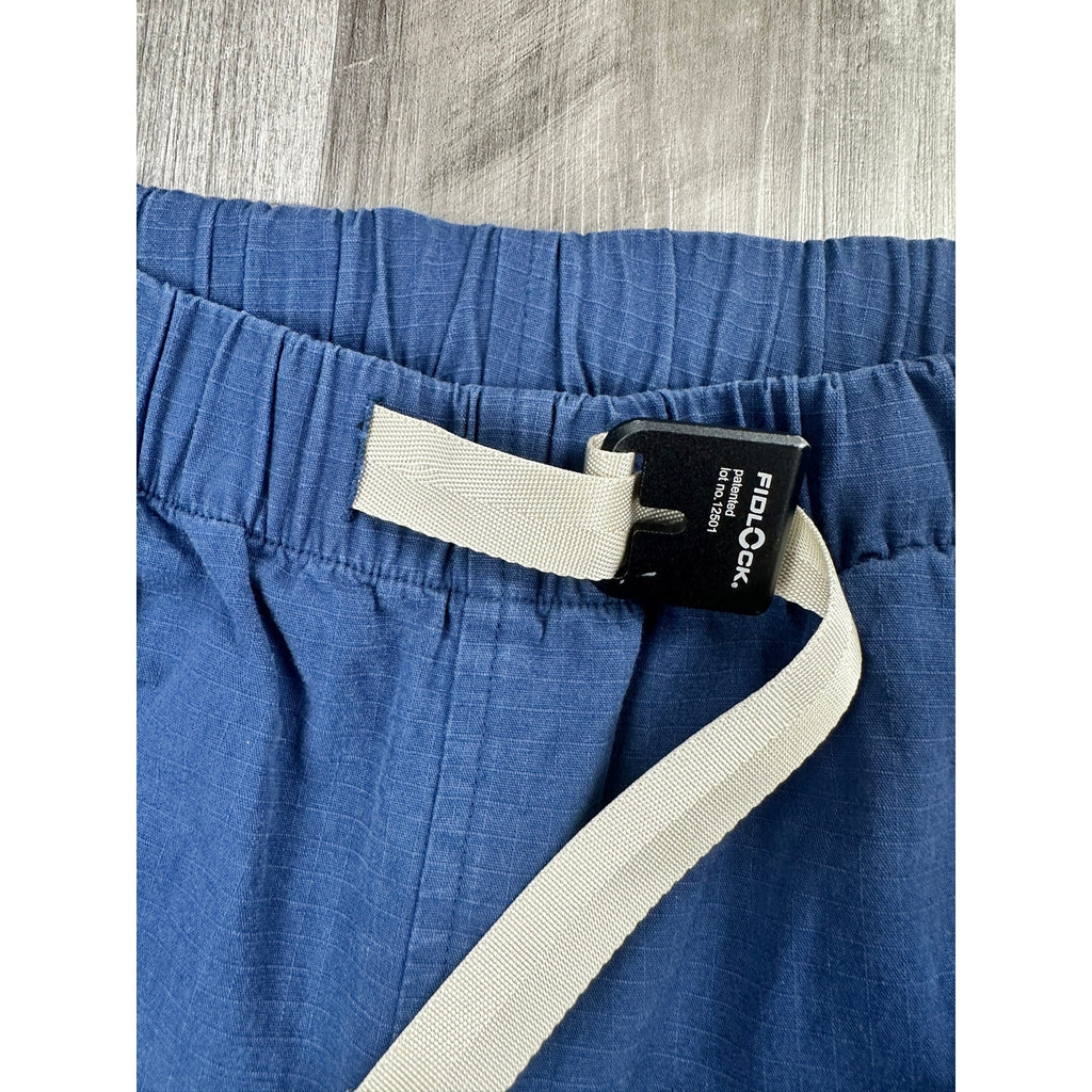 Advisory Board Crystals Ripstop Belted Elastic Waist Pants in Washed Navy — Size Medium // Preowned