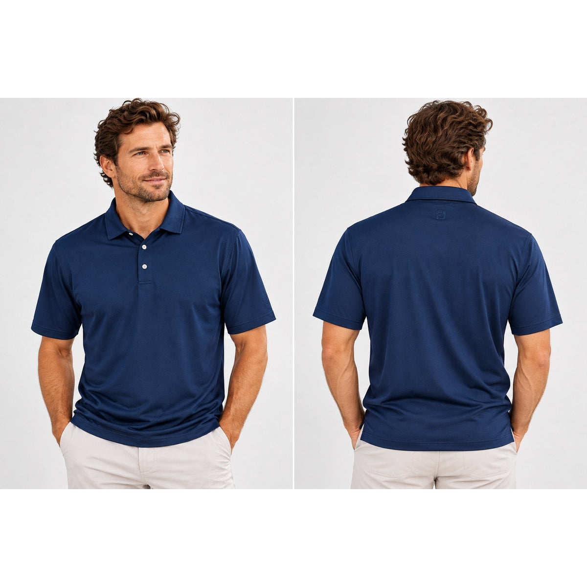 FootJoy ProDry Performance Pique Knit Short Sleeve Polo — Size Large // Preowned