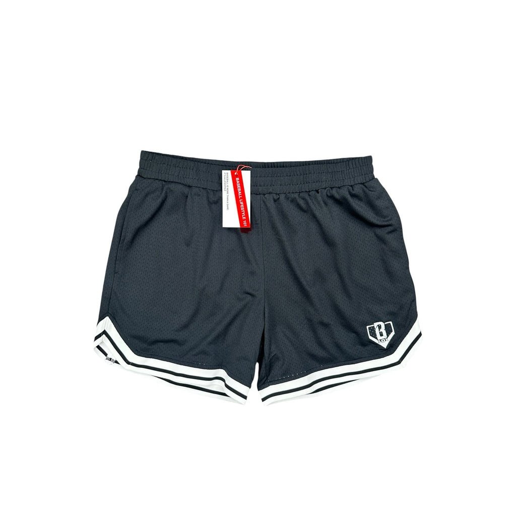 Baseball Lifestyle 101 B101 Mesh Court Shorts — Size Large