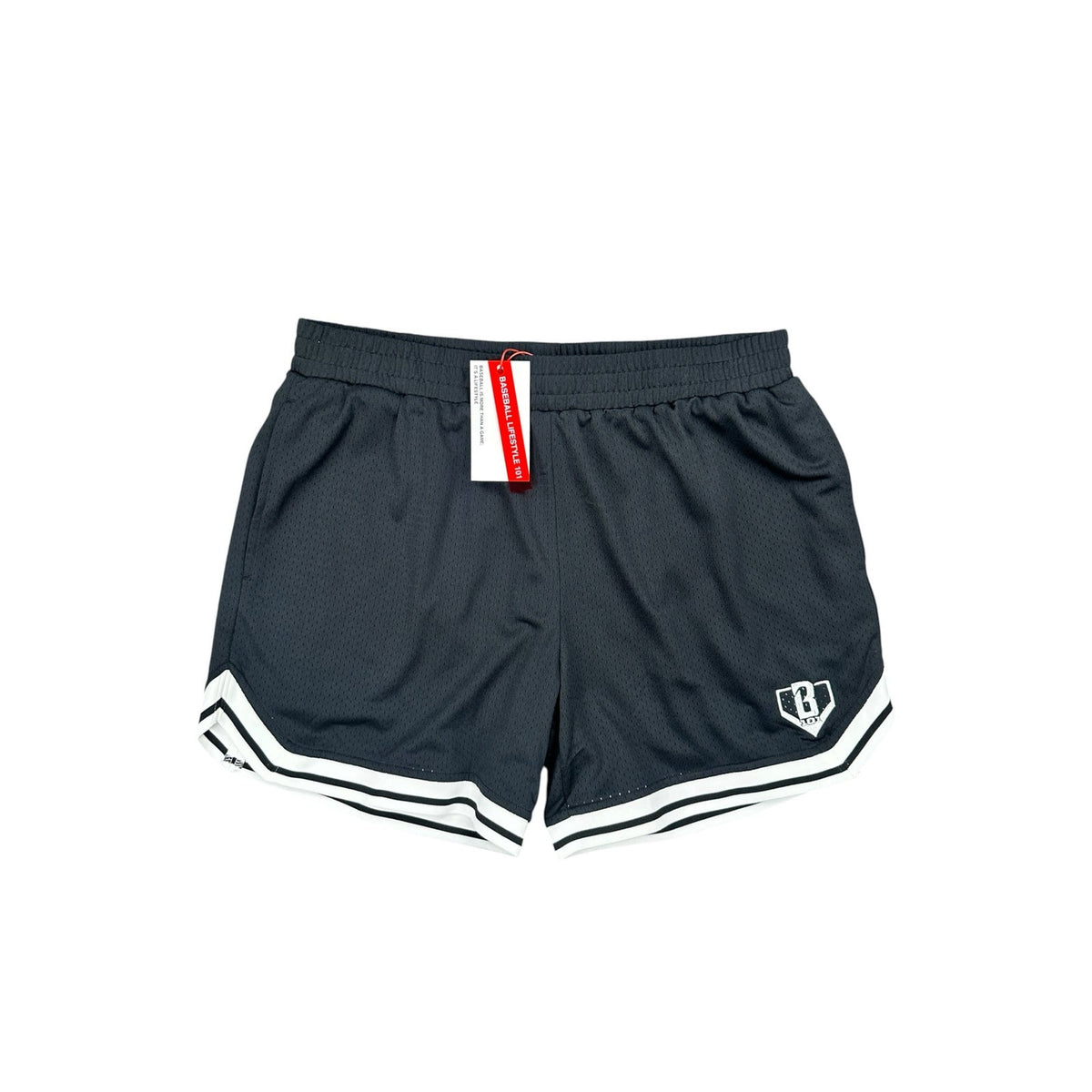 Baseball Lifestyle 101 B101 Mesh Court Shorts — Size Large