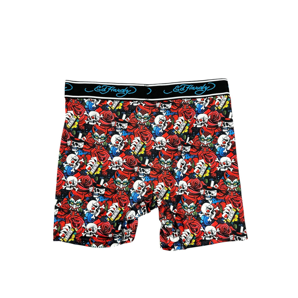 Ed Hardy Performance Boxer Briefs 4-Pack — Size Medium