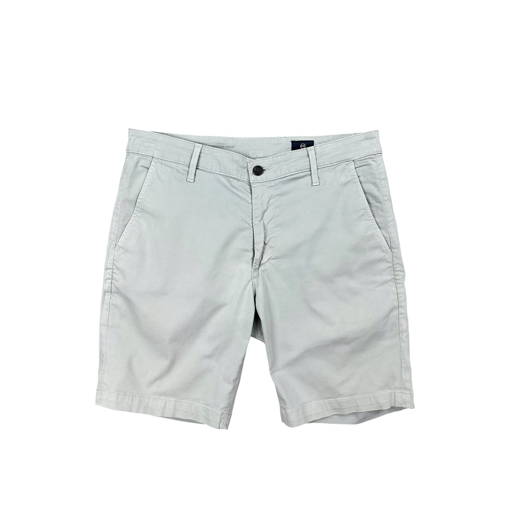 AG Adriano Goldschmied The Wanderer Slim Trouser Chino Shorts in Gray — Size 32R // Preowned