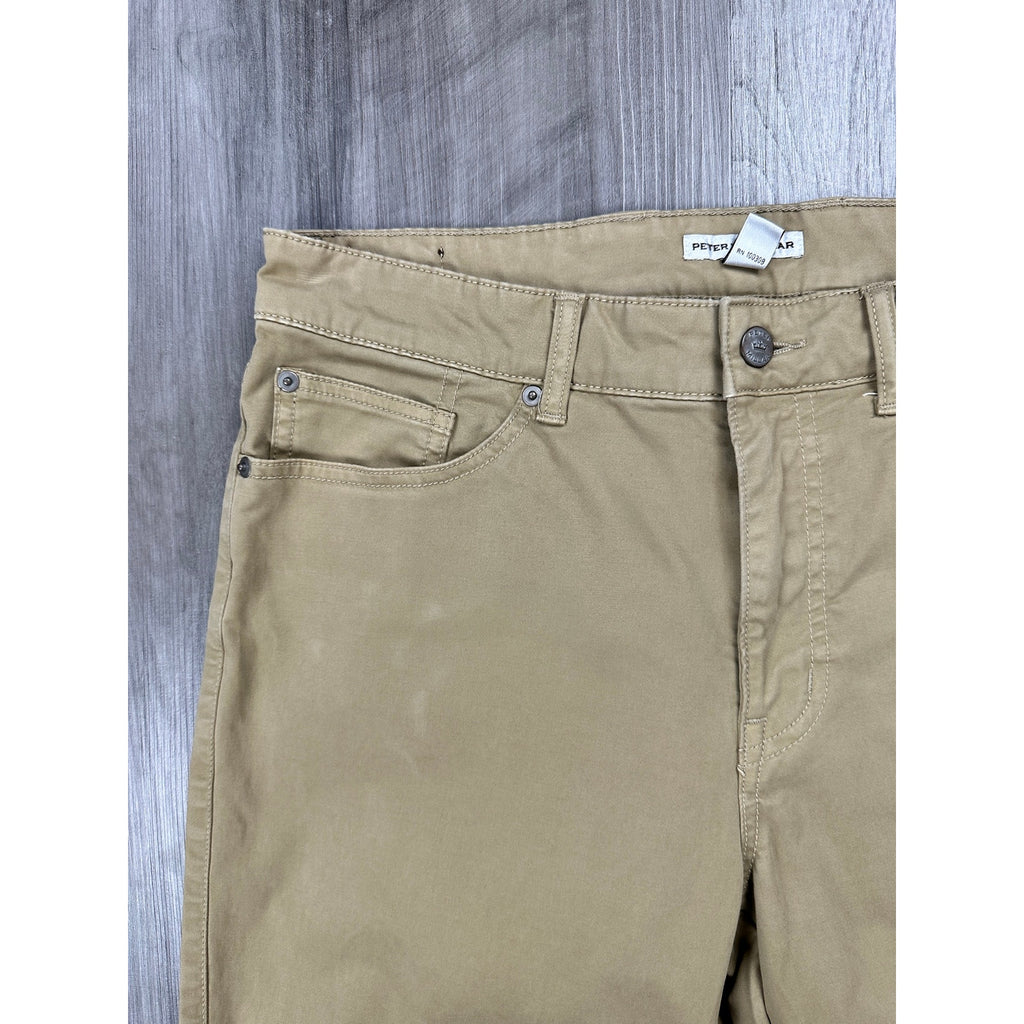 Peter Millar Signature Sateen 5 Pocket Pants — Size 32 // Preowned
