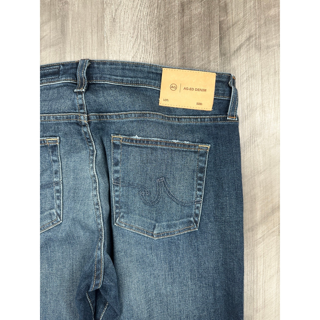 Adriano Goldschmied The Clint Classic Bootcut Japanese Fabric AG-ED Denim Jeans in Blue — Size 34x32 // Preowned