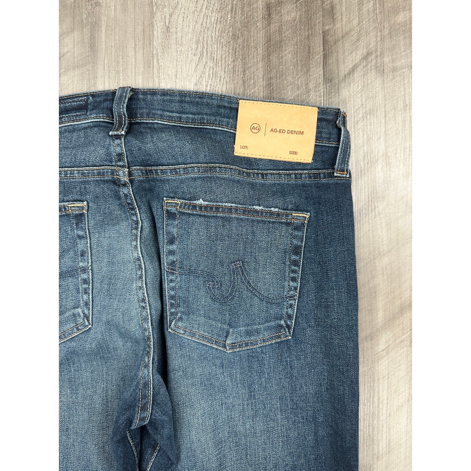 Adriano Goldschmied The Clint Classic Bootcut Japanese Fabric AG-ED Denim Jeans in Blue — Size 34x32 // Preowned