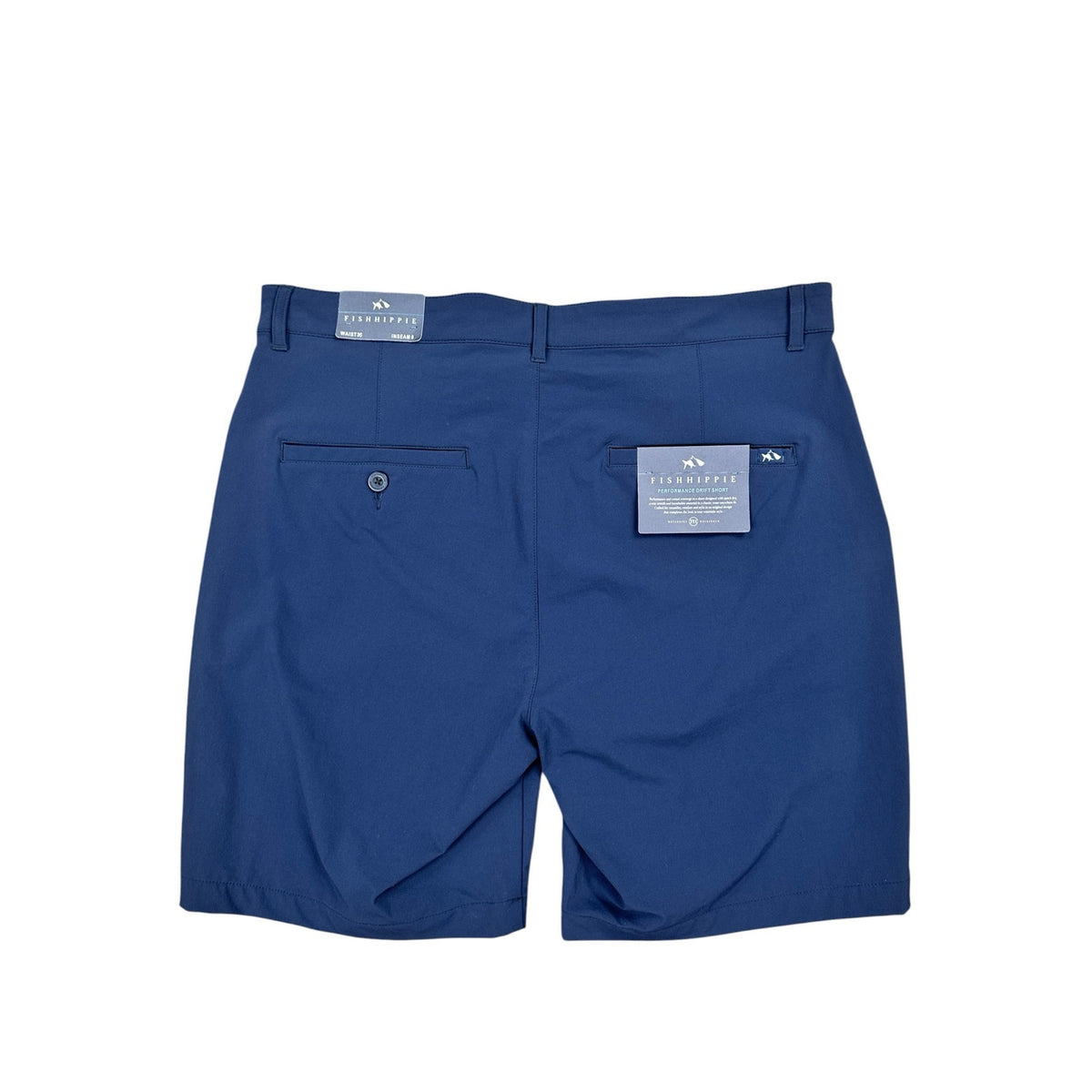 Fish Hippie Drift Performance Shorts — Size 35