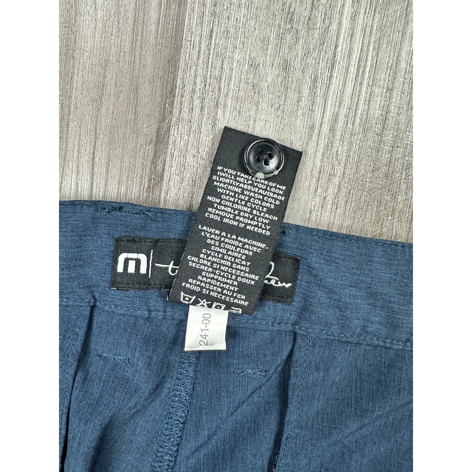TravisMathew Laddium Performance Golf Chino Pants in Navy — Size 36 // Preowned