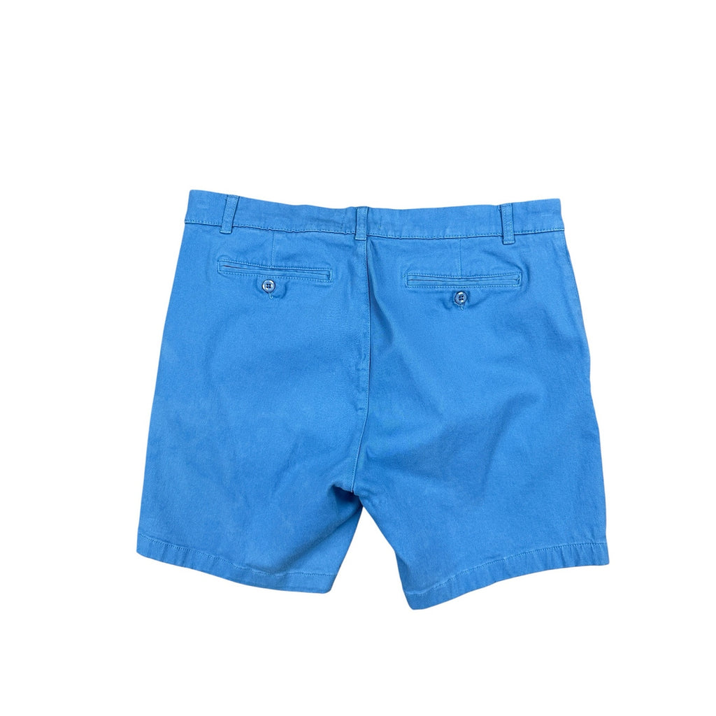 Ash & Erie Signature Stretch Chino Shorts in Blue — Size 38 // Preowned