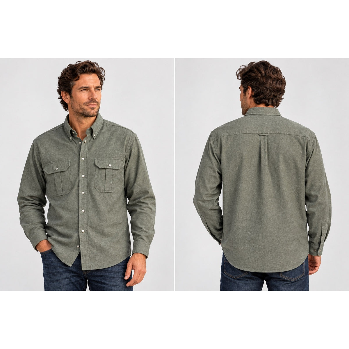 Pendleton Burnside Flannel Two Pocket Long Sleeve Button Down Shirt — Size XL // Preowned