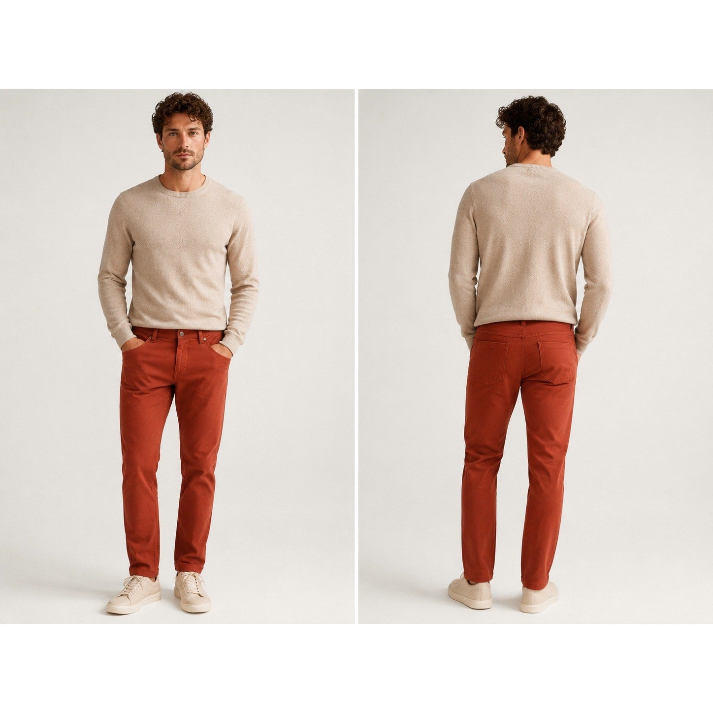 Lululemon ABC Slim Fit 5 Pocket Pant Utilitech in Rust — Size 28 // Preowned