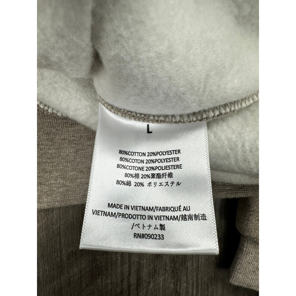Fear of God Essentials Classic Fit Fleece Crewneck Sweatshirt in Light Heather Oatmeal Tan — Size Large // Preowned