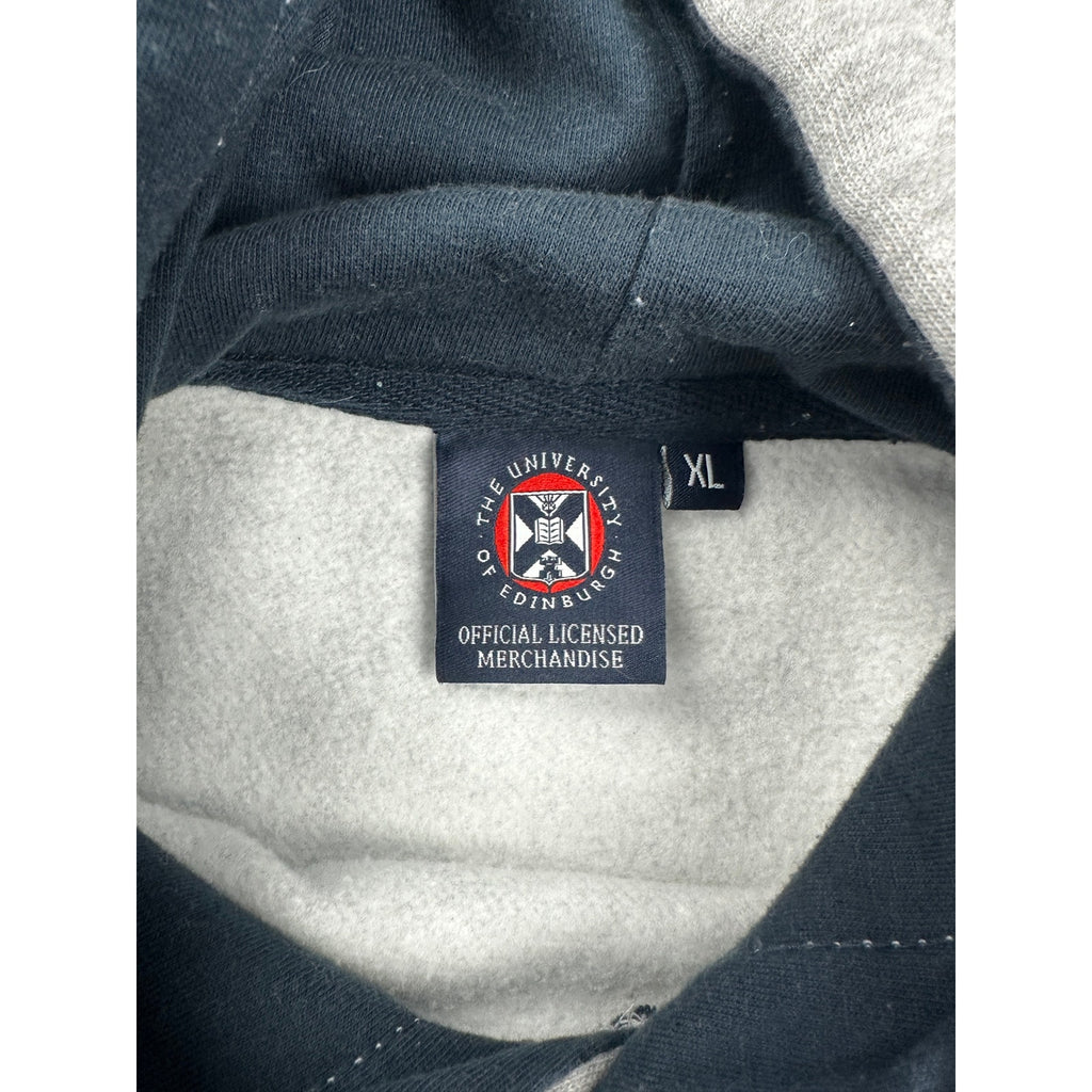 Advanced Apparel University of Edinburgh Official Licensed Pullover Hoodie in Heather Gray — Size XL // Preowned