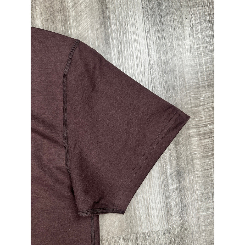 BYLT Signature Drop Cut Luxe Tee in Brown — Size Large // Preowned