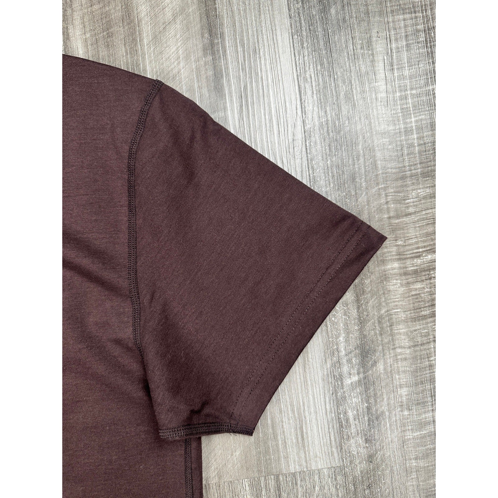 BYLT Signature Drop Cut Luxe Tee in Brown — Size Large // Preowned
