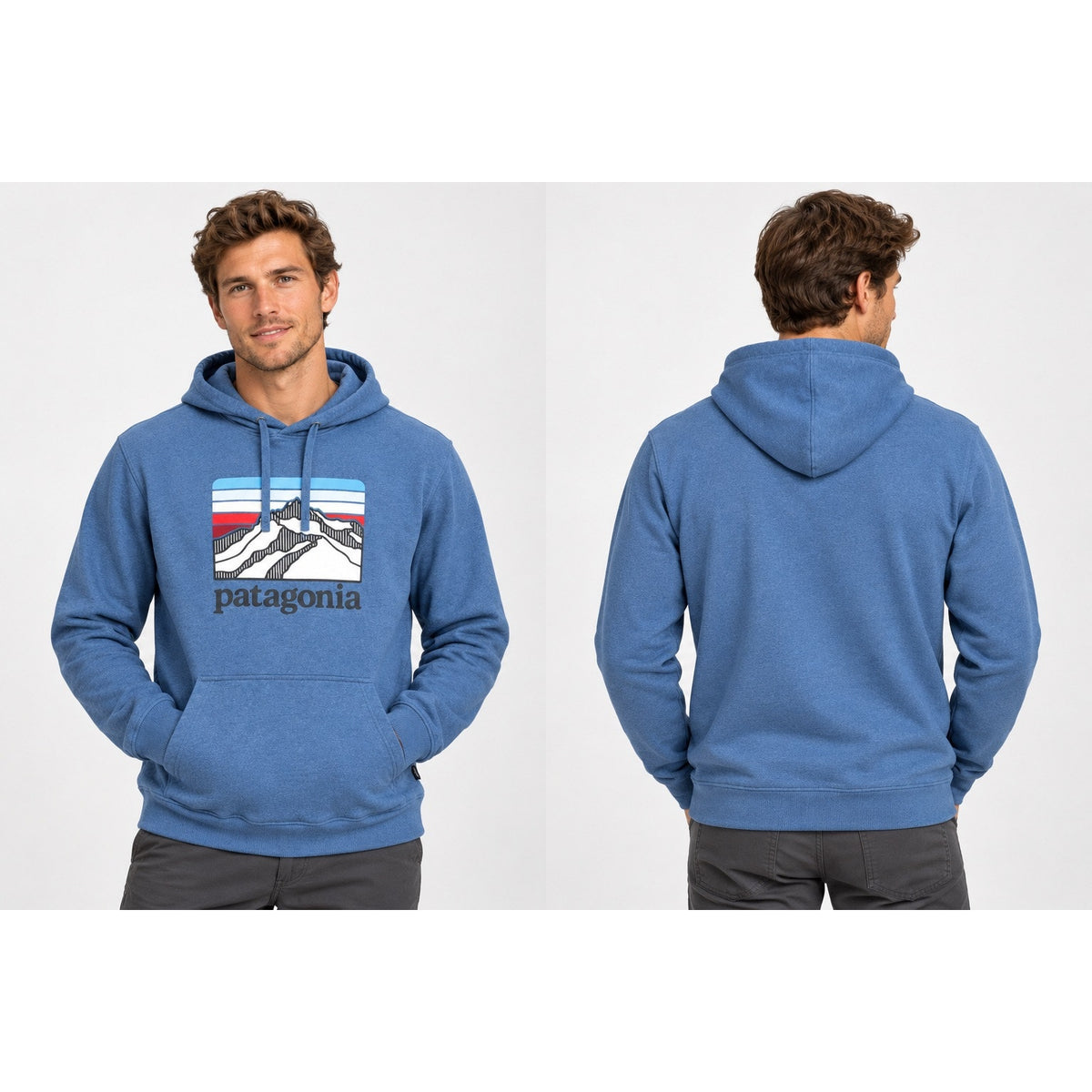 Patagonia Line Logo Ridge Uprisal Regular Fit Hoodie — Size Small // Preowned