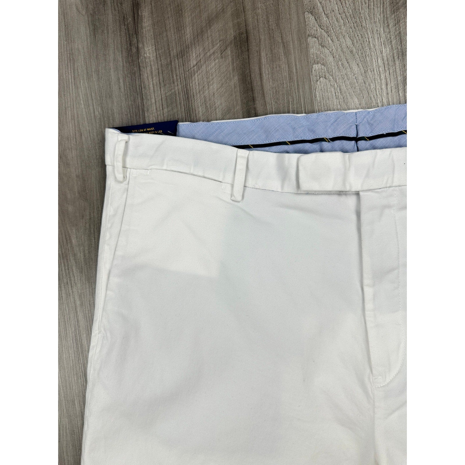 Polo Ralph Lauren Stretch Slim Fit Chino Shorts in White — Size 40