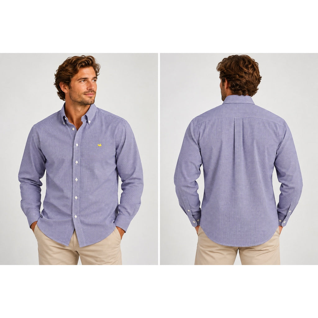 Southern Marsh Tattersall Check Long Sleeve Button Down Shirt — Size Medium // Preowned