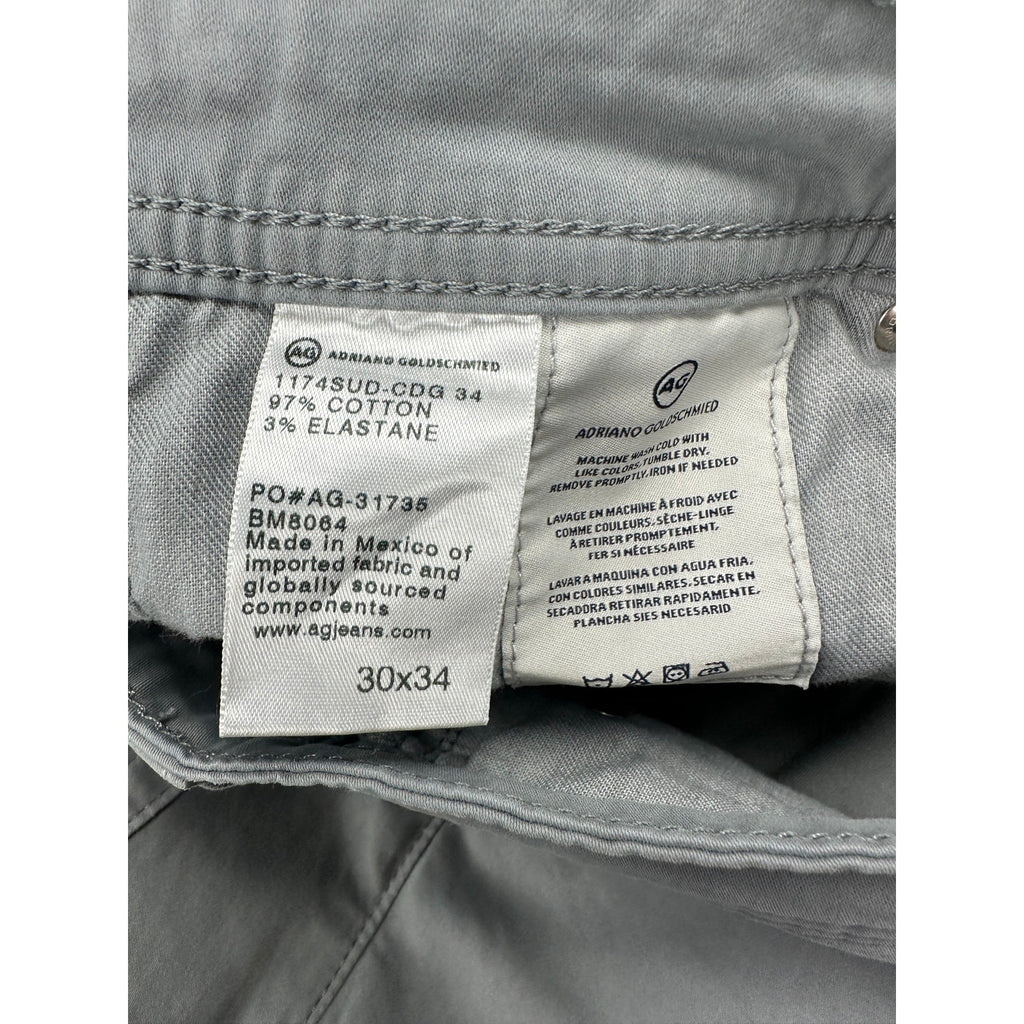Adriano Goldschmied The Graduate Tailored Leg Sueded Brushed Sateen Chino Jeans — Size 30x34 // Preowned