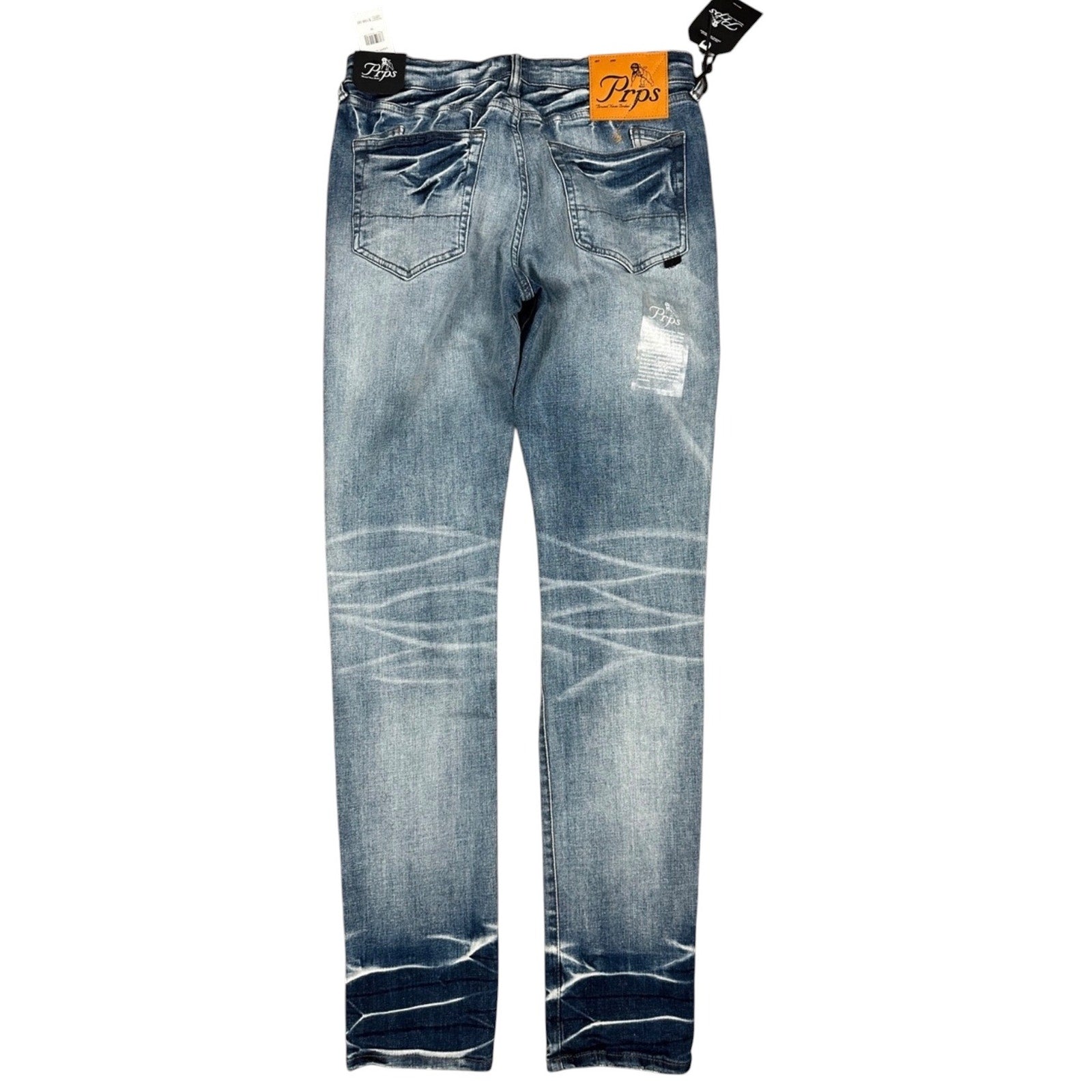 PRPS Le Sabre Slim Tapered Light Wash Jeans - 30