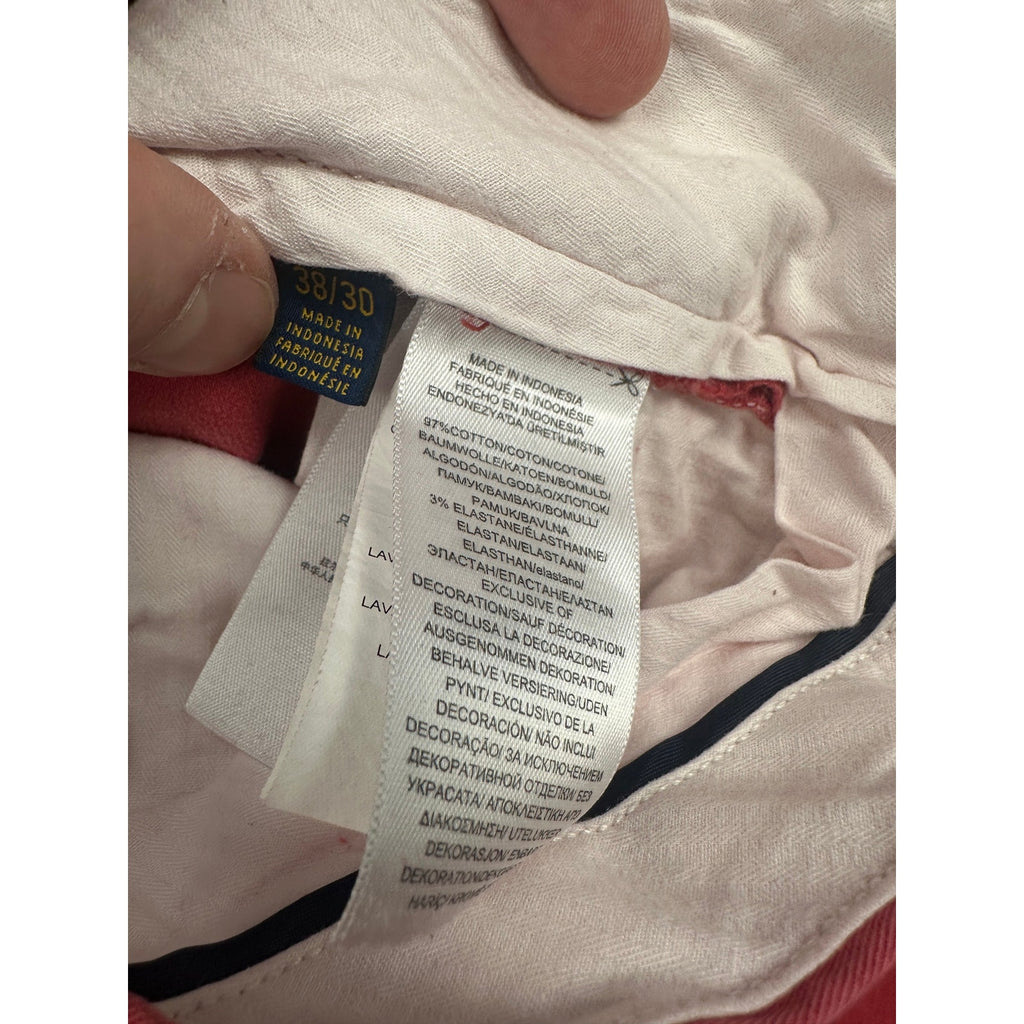 Polo Ralph Lauren Stretch Slim Fit Chino Pants in Nantucket Red — Size 38x30 // Preowned