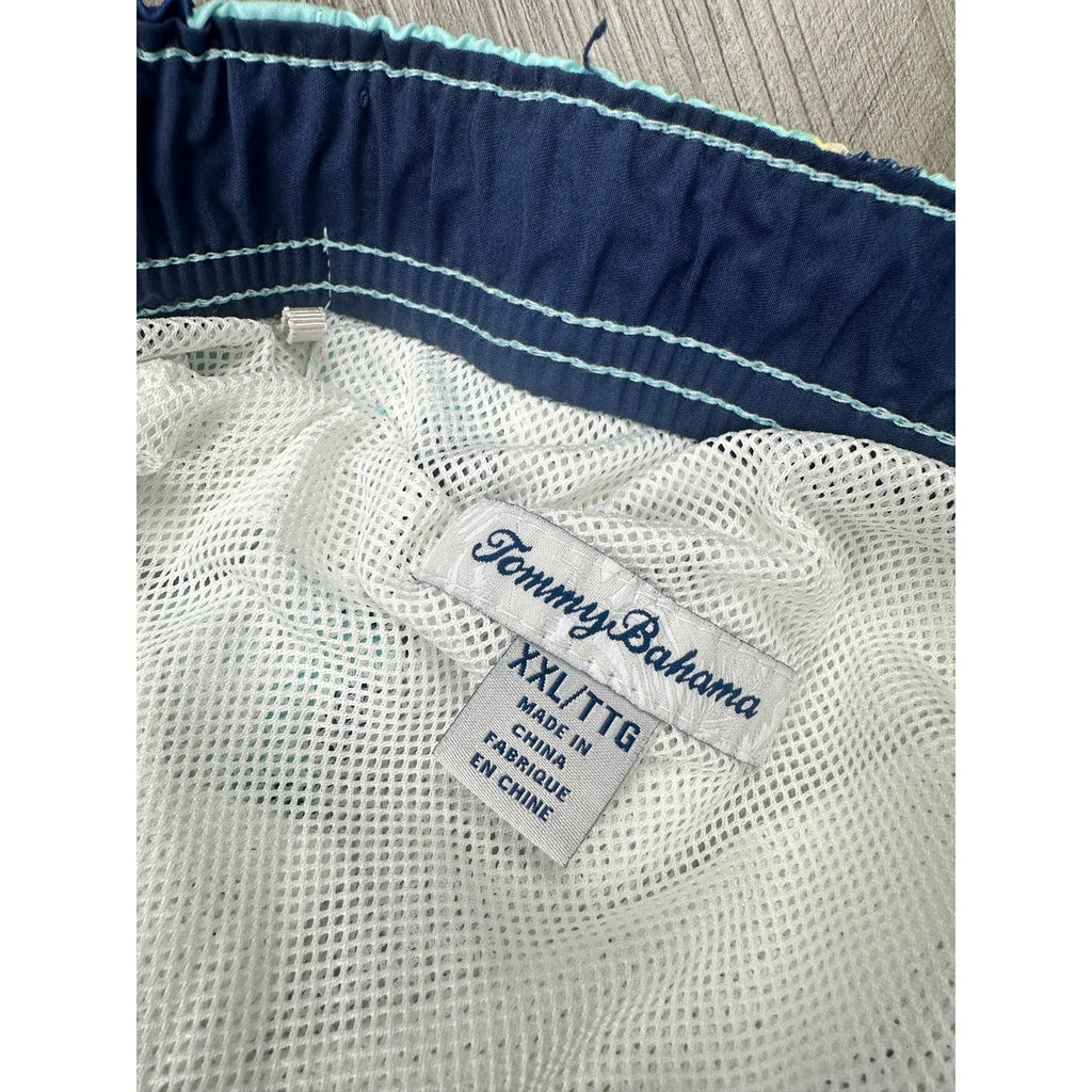 Tommy Bahama Aloha Cocktail Bar Swim Trunks in Mint Green — Size 2XL // Preowned
