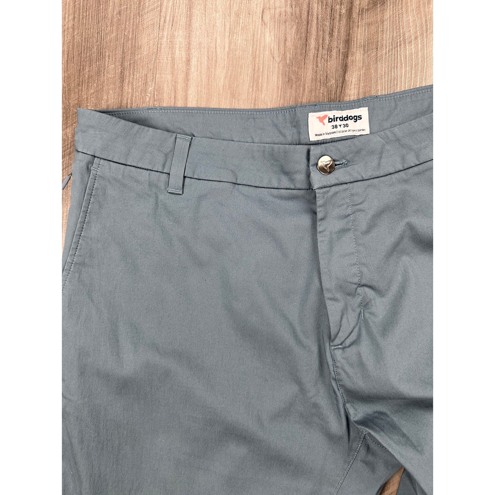 Birddogs Stretch Performance Khakis in Slate Gray — Size 38x30 // Preowned