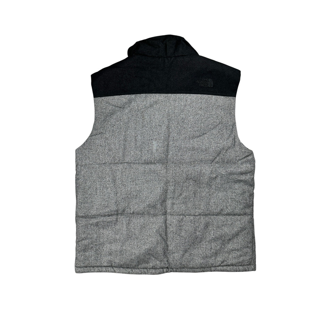 The North Face Wool Blend Retro Utility Vest in Black and Gray — Size Large // Preowned