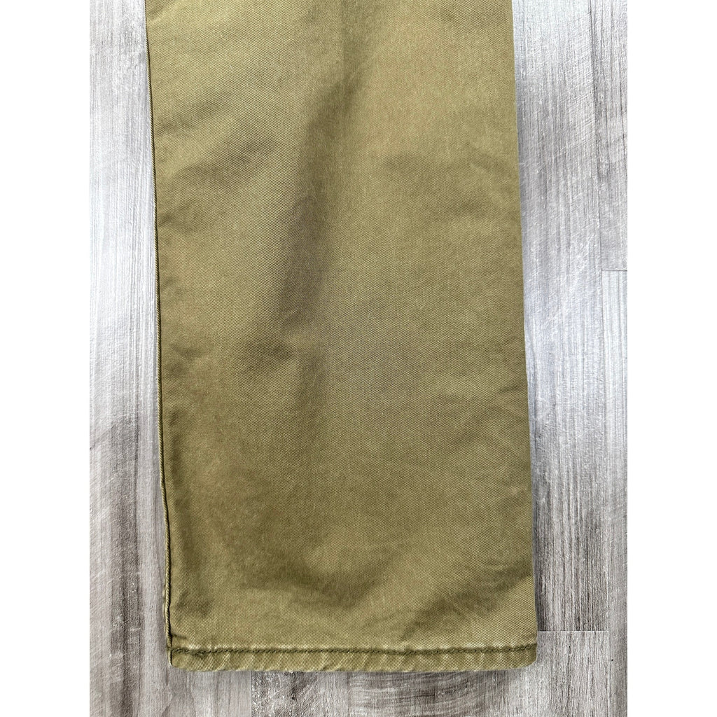 Polo Ralph Lauren Slim Straight Fit Chino Jeans in Olive Khaki — Size 34x32 // Preowned