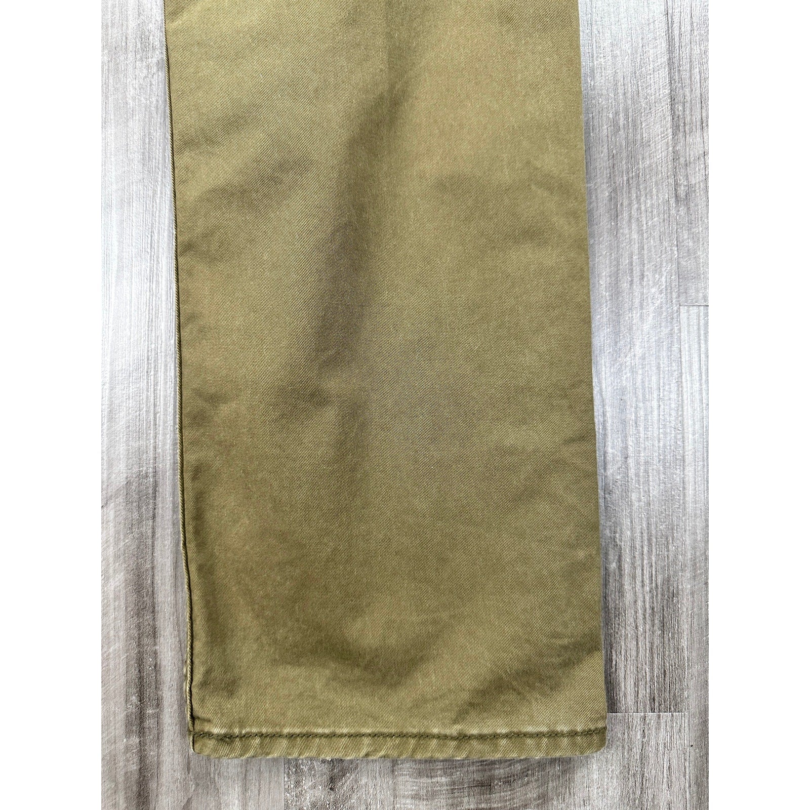 Polo Ralph Lauren Slim Straight Fit Chino Jeans in Olive Khaki — Size 34x32 // Preowned