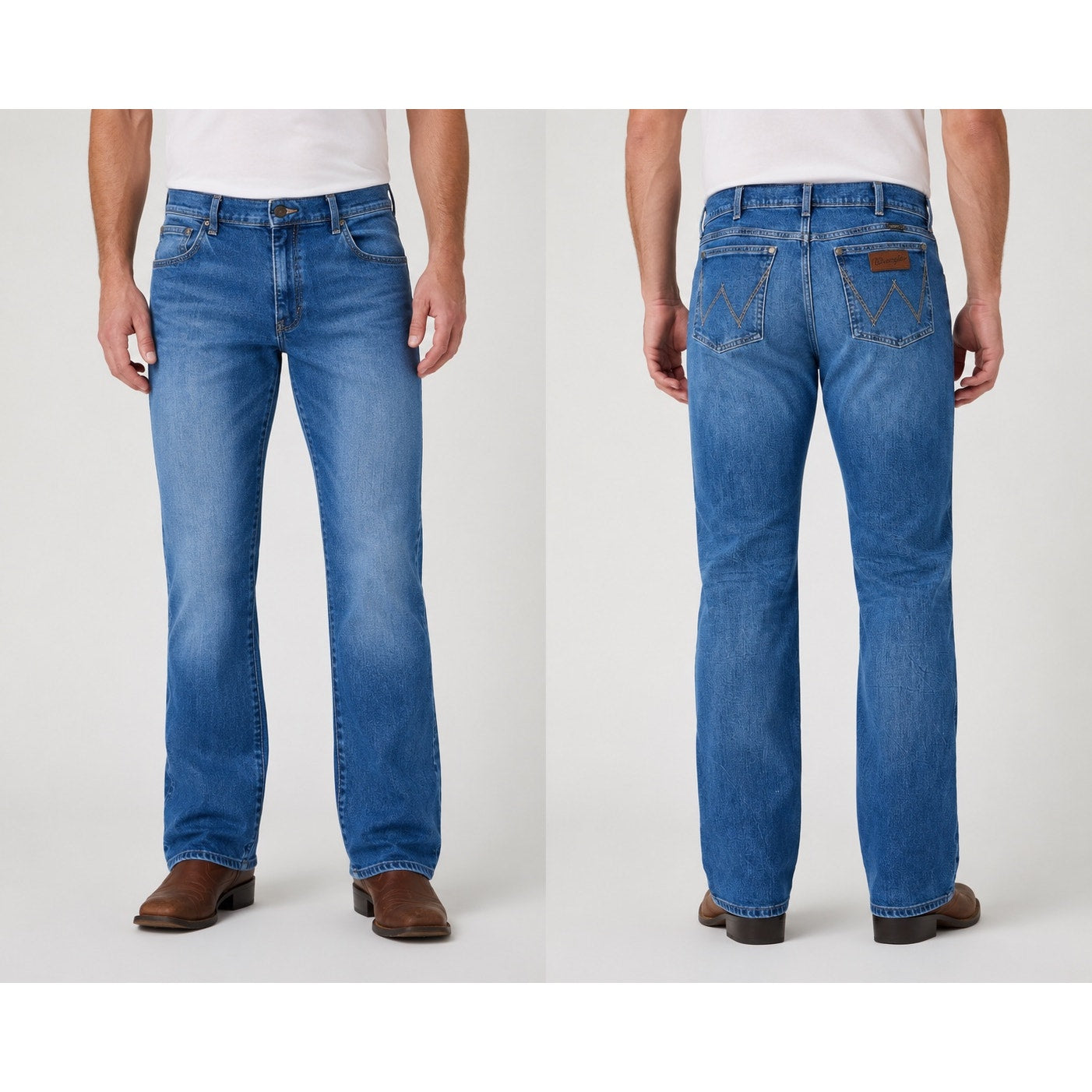 Wrangler Retro Slim Boot Cut Jeans in Blaze Blue — Size 40x34 // Preowned