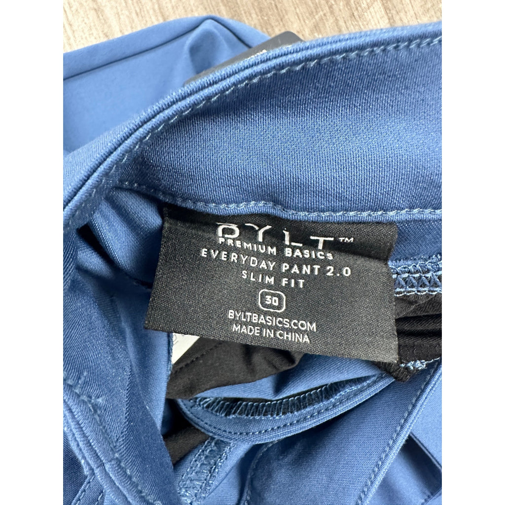 BYLT Everyday Pant 2.0 Performance Chino in Blue — Size 30